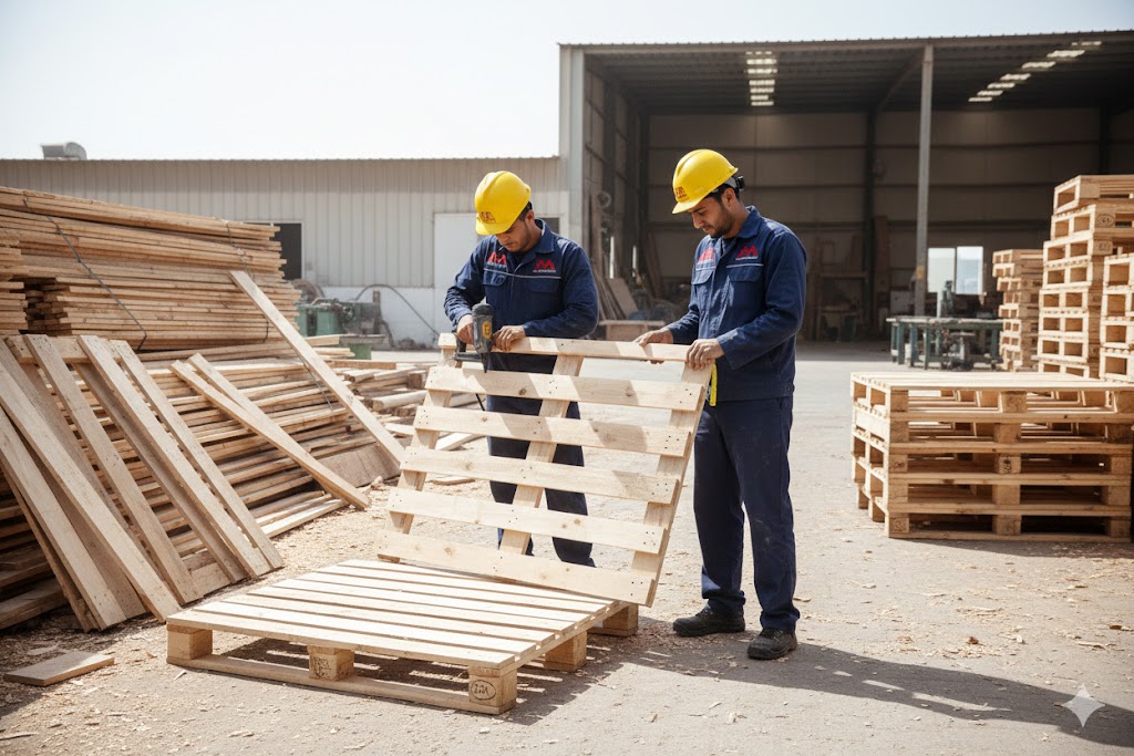 Wooden pallet manufacturing in UAE